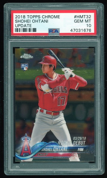 2018 Topps Chrome Shohei Ohtani
