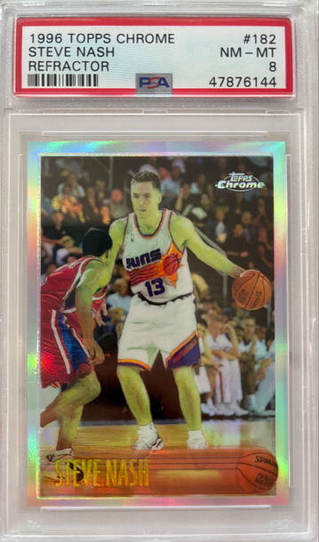 1996 Topps Chrome Steve Nash Refractor