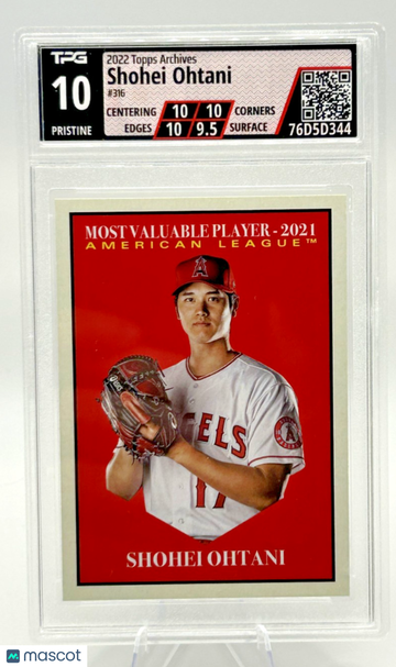 2022 Topps Archives Shohei Ohtani #316 [Base] Base Set 10