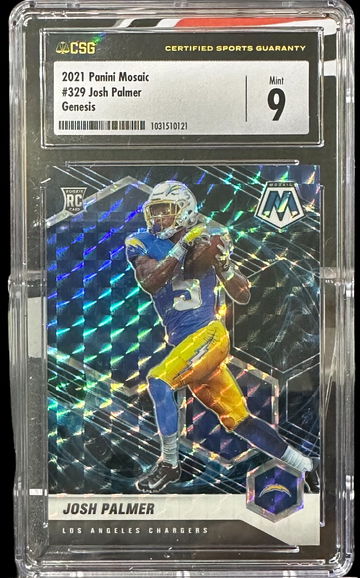 2021 Panini Mosaic Josh Palmer Genesis RC