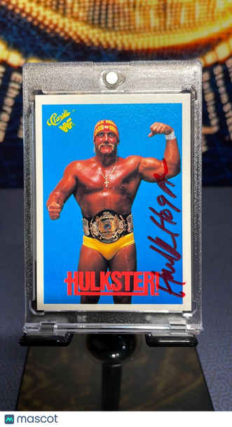 1990 Classic WWF Hulk Hogan #125 On-Card Auto Golden Low Pop