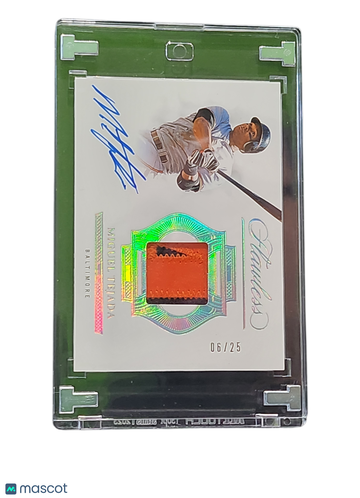2025 Panini Flawless Miguel Tejada #PA-MT /25 Prime Patch Autograph
