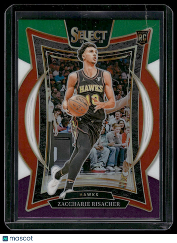 2025 Panini Select Prizm Zaccharie Risacher #86 Concourse RC