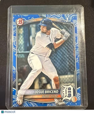 2025 Bowman - Prospects Blue Pattern Josue Briceno #BP-13