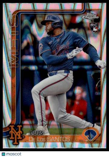 2025 Topps Chrome Luis De Los Santos #74 Raywave Refractors RC