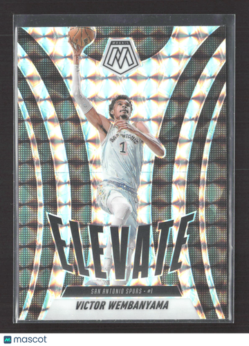 2025 Panini Mosaic Elevate Victor Wembanyama #11 Silver Prizm