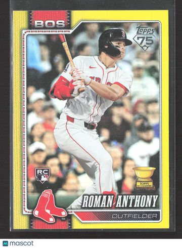 2026 Topps Series One Roman Anthony #189 Yellow RC