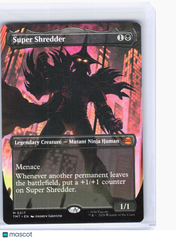 Teenage Mutant Ninja Turtles Super Shredder (Borderless) Non-Foil Mythic #217
