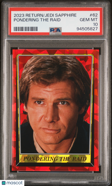 2019 Star Wars Chrome Legacy han solo #62 PSA 10
