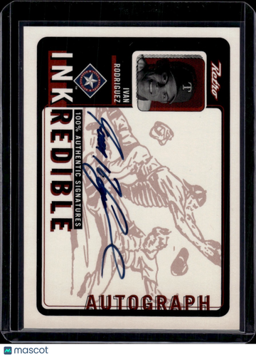 1999 Upper Deck Retro Inkredible Ivan Rodriguez #IR