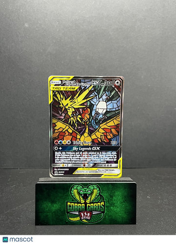 2019 Hidden Fates Moltres & Zapdos & Articuno GX Holo Black Star Promo FA #SM210