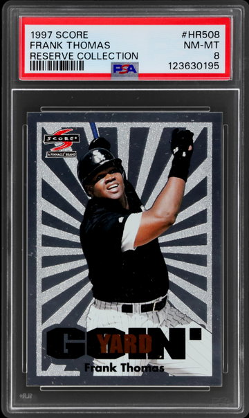 1997 Score Frank Thomas Hobby Reserve PSA 8