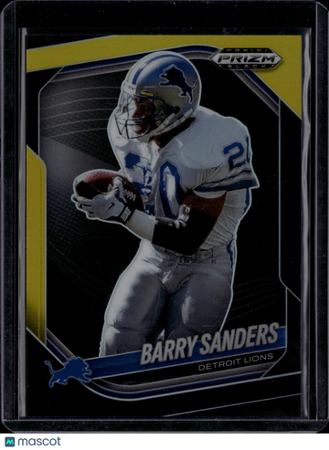 2026 Panini Prizm Black Barry Sanders #55 Gold