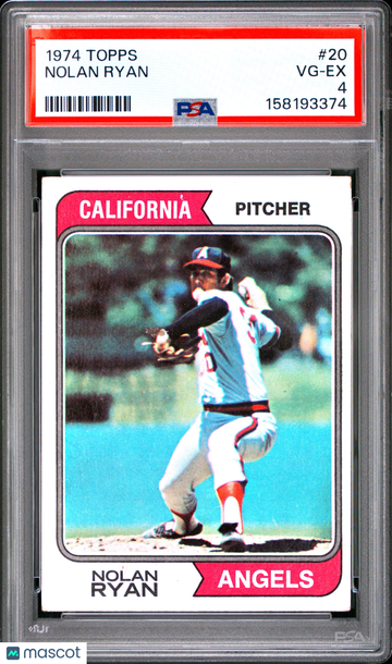 1974 Topps Nolan Ryan #20 PSA 4