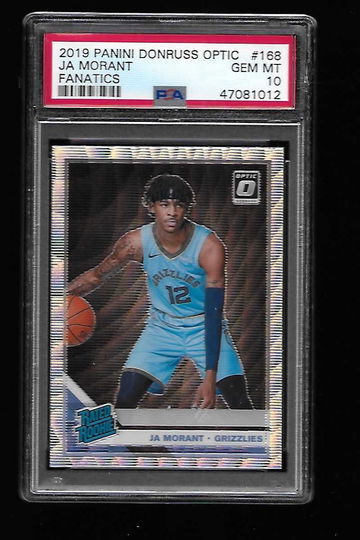 2019 Donruss Optic Fanatics JA Morant PSA 10