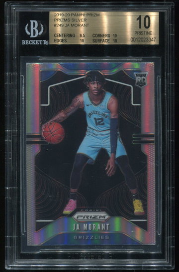 Ja Morant Prizm Silver RC BGS 10