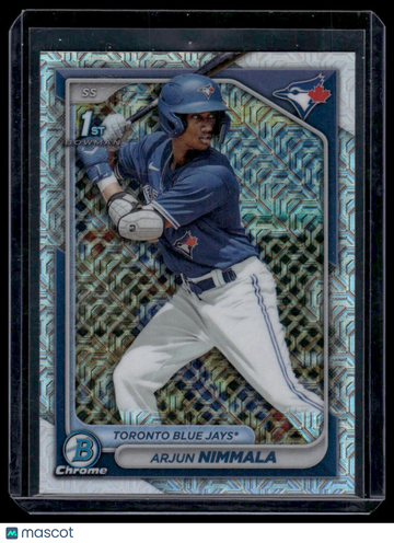 2024 Bowman Arjun Nimmala #BCP-142 Chrome Prospects Pearl Refractors