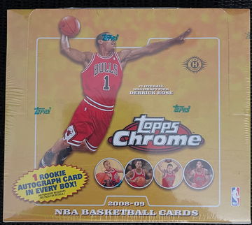 2008-09 Topps Chrome NBA Basketball Hobby Box Factory Sealed