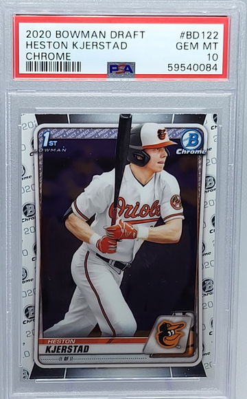 2020 Bowman Draft Chrome #BD Heston Kjerstad PSA 10 Gem Mint 