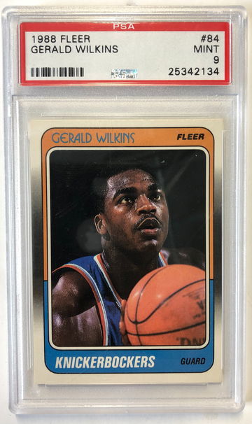 1988 Fleer Gerald Wilkins PSA 9 #84