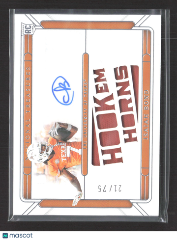 2025 Panini National Treasures Collegiate Isaiah Bond #TSSDC-IBD /75 RC Memorabilia
