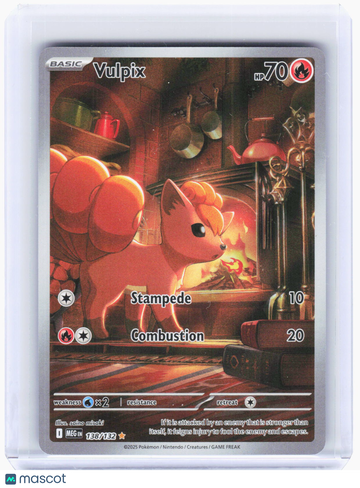 Mega Evolution Vulpix Foil Illustration Rare #138/132