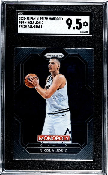 2022-23 Panini Prizm Monopoly Prizm All-Stars Nikola Jokić #PS9 SGC 9.5