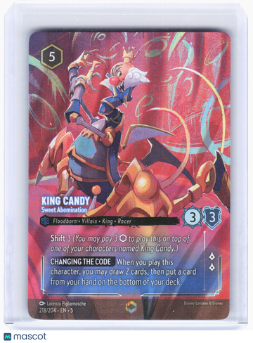 Shimmering Skies King Candy - Sweet Abomination (Enchanted) Foil Enchanted #218/204