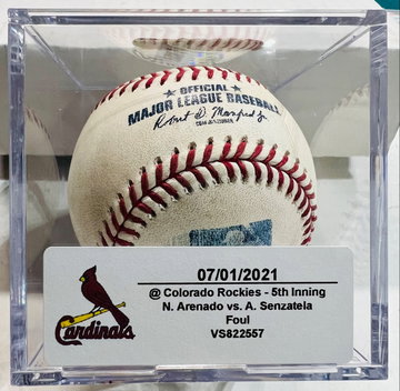 2021 Nolan Arenado Game Used Baseball