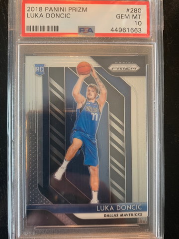 2018 Prizm Luka Doncic PSA 10