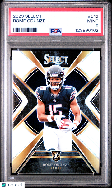 2023 Panini Select Rome Odunze #512 PSA 9