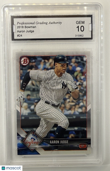2018 Bowman Aaron Judge #24 [Base] Base Set 10