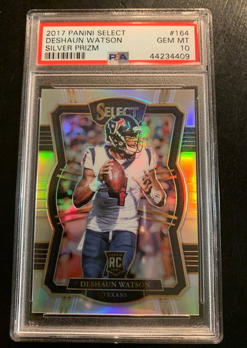 2017 Select Silver Prizm Deshaun Watson PSA 10 