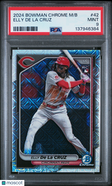 2024 Bowman Chrome Mega Box Elly De La Cruz #42 PSA 9