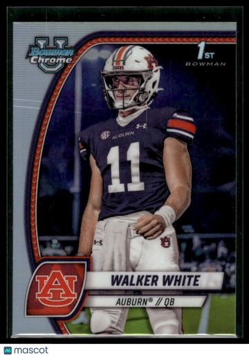 2024 Bowman University Chrome Walker White #85 Refractor