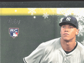 2017 Topps Holiday Aaron Judge #HMW99 Snowflake RC