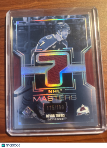 2025-26 SP Game Used Devon Toews #nm-50 nhl masters Insert
