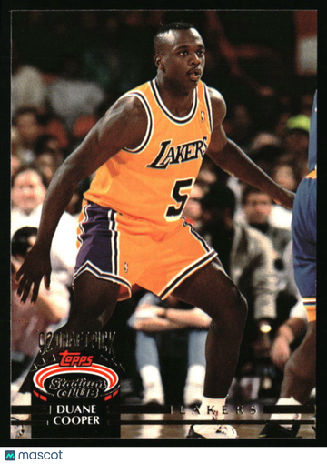 1992-93 Stadium Club Duane Cooper #217 RC Los Angeles Lakers