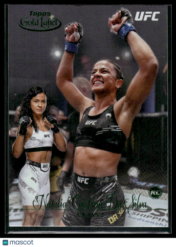 2024 Topps Gold Label UFC Natalia Cristina Da Silva #27 Class 2 Green RC