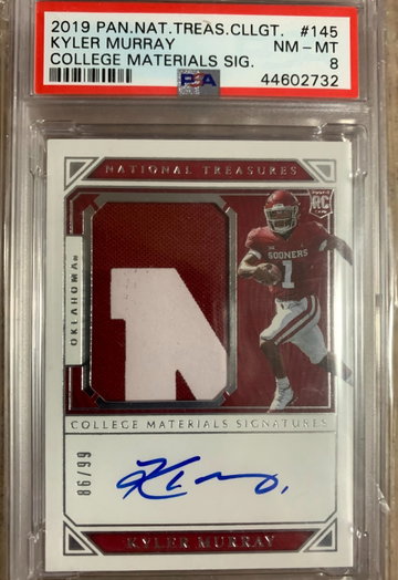 2019 NT Collegiate Kyler Murray Mat. Sig /99