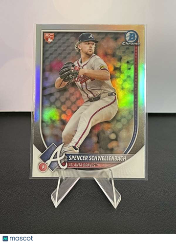 2025 Bowman - Bowman Chrome Red Rookie Logo Spencer Schwellenbach #78