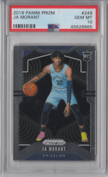 2019 Prizm Ja Morant PSA 10