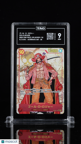 2024 One Piece Emperors in the New World Japanese ゴール・D・ロジャー Gol.D.Roger #OP09-118 Secret Rare TAG 9