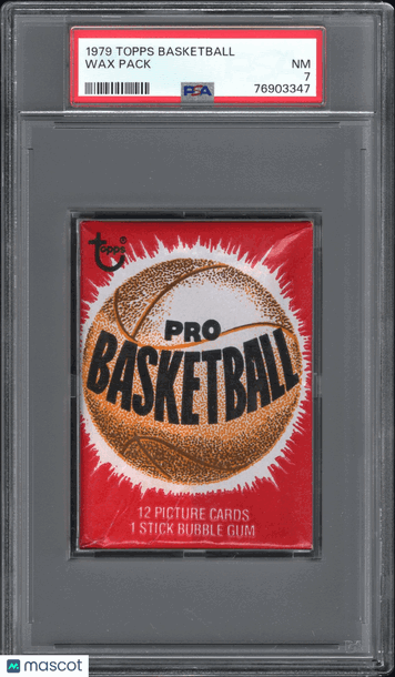 1979 Topps Basketball Wax Pack Wax Pack PSA 7