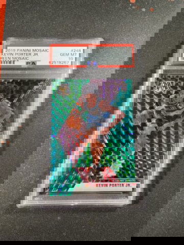 2019 Panini Mosaic Kevin Porter Jr. Green Mosaic Rookie Card #248 PSA 10 MINT