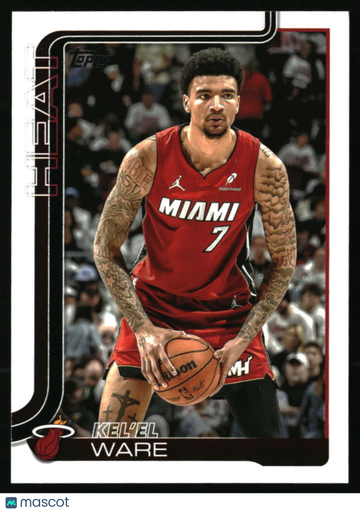 2025-26 Topps Kel'el Ware #74 Miami Heat