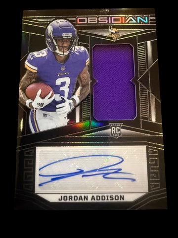 2023 Obsidian | Rookie Jordan Addison | Auto Patch | 125/199