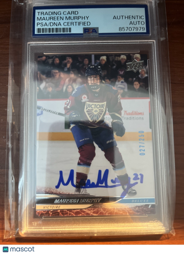 2024 Upper Deck Maureen Murphy #33 Deluxe Rookie PSA