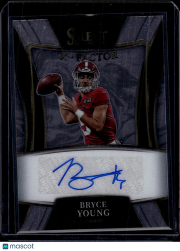 2022 Panini Select Draft Picks X-Factor Bryce Young #X-BYO