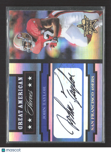2005 Leaf Rookies & Stars Great American Heroes John Taylor #GAH-16 /75